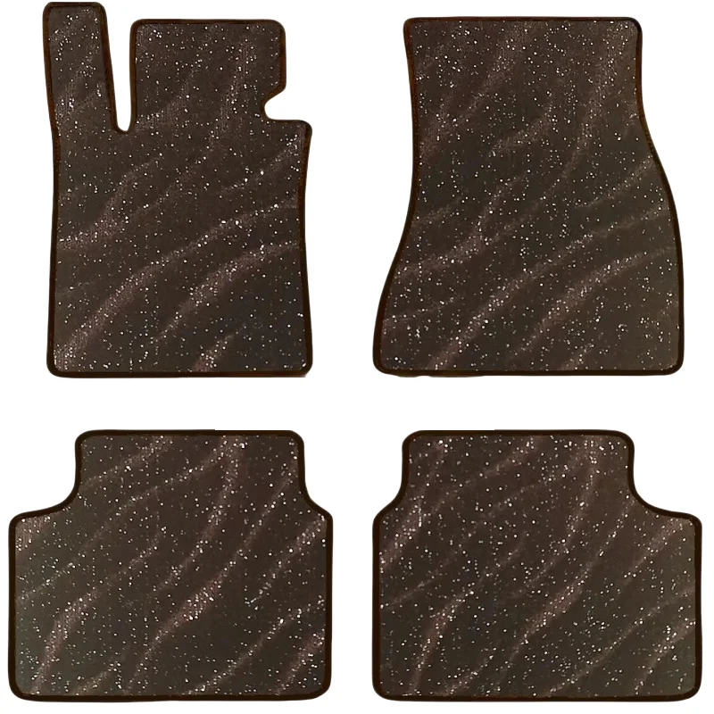 4PCS Starry Sky Blanket Custom Car Floor Mats For Mercedes Benz C-CLASS W204 W205 W206 C180-C450 Auto Carpets Foot liners car