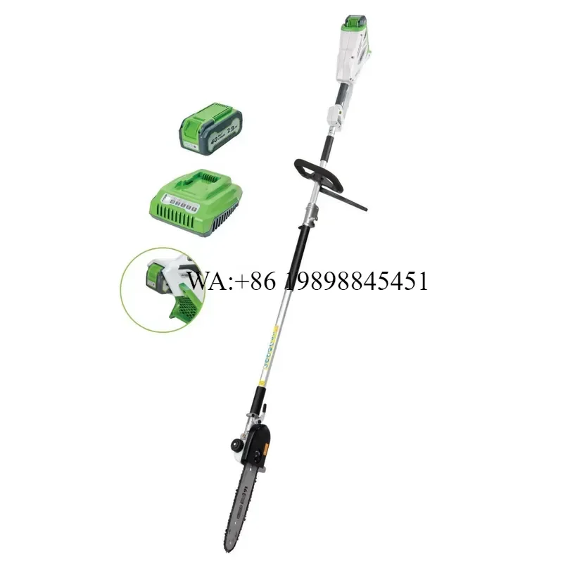 WMWMNU for Brushless Motor Pole Hedge Trimmer Saw Grass Trimmer Brush Cutter 3 in 1 Li-ion Multi-Task Hedge Trimmers