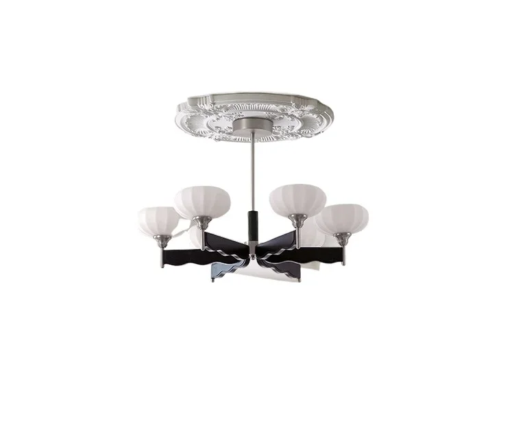 

Chandelier hall main light 2025 new black walnut solid wood designer bedroom study lamp