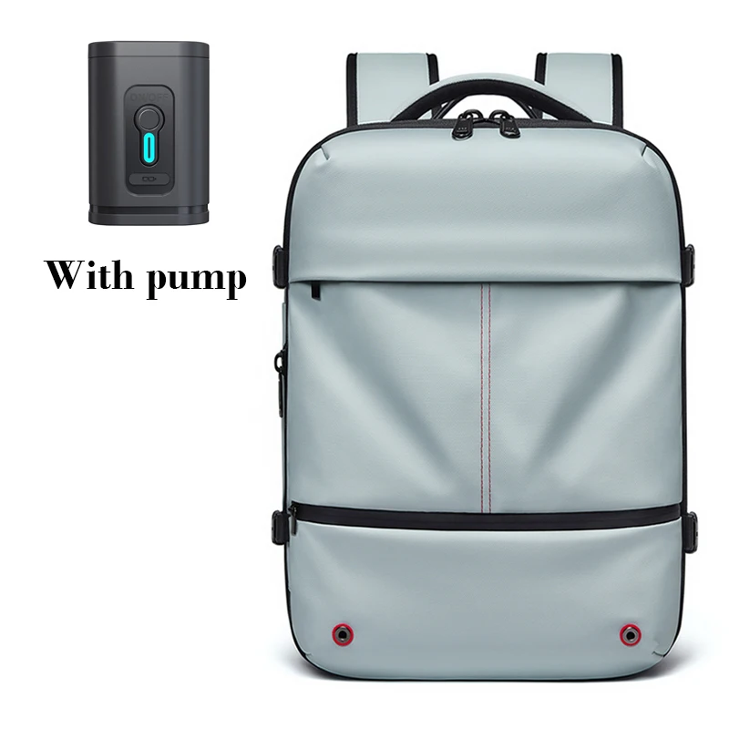 Casual reisrugzak 16-inch vacuümcompressie Laptoprugzak USB-opladen schoolrugzak Uitgebreide wandel-zakelijke rugzak