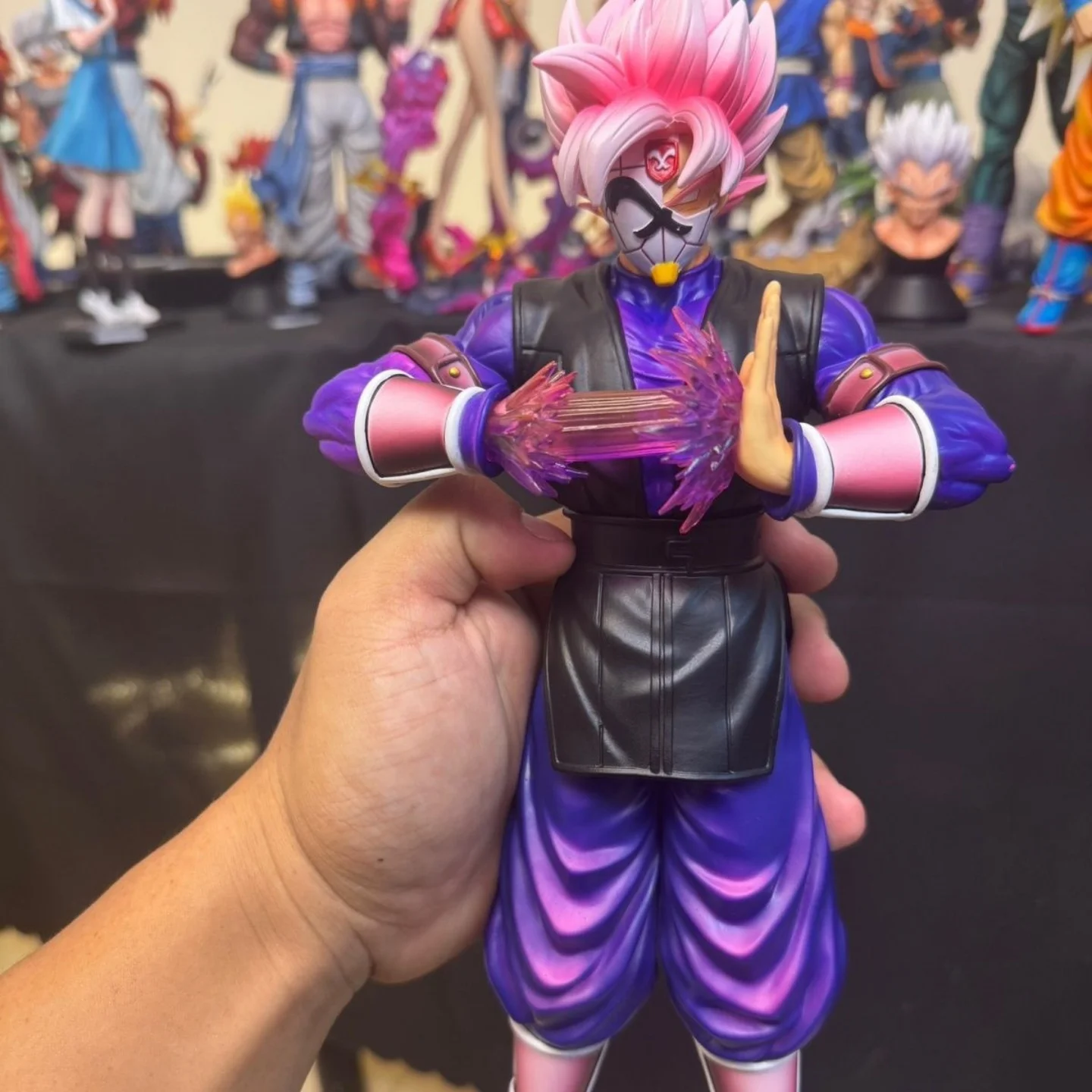 

31cm Dragon Ball Anime Son Goku Figure Super Saiyan Rose Goku Figurine Pvc Gk Statue Model Collection Room Decora Desk Toys Gift