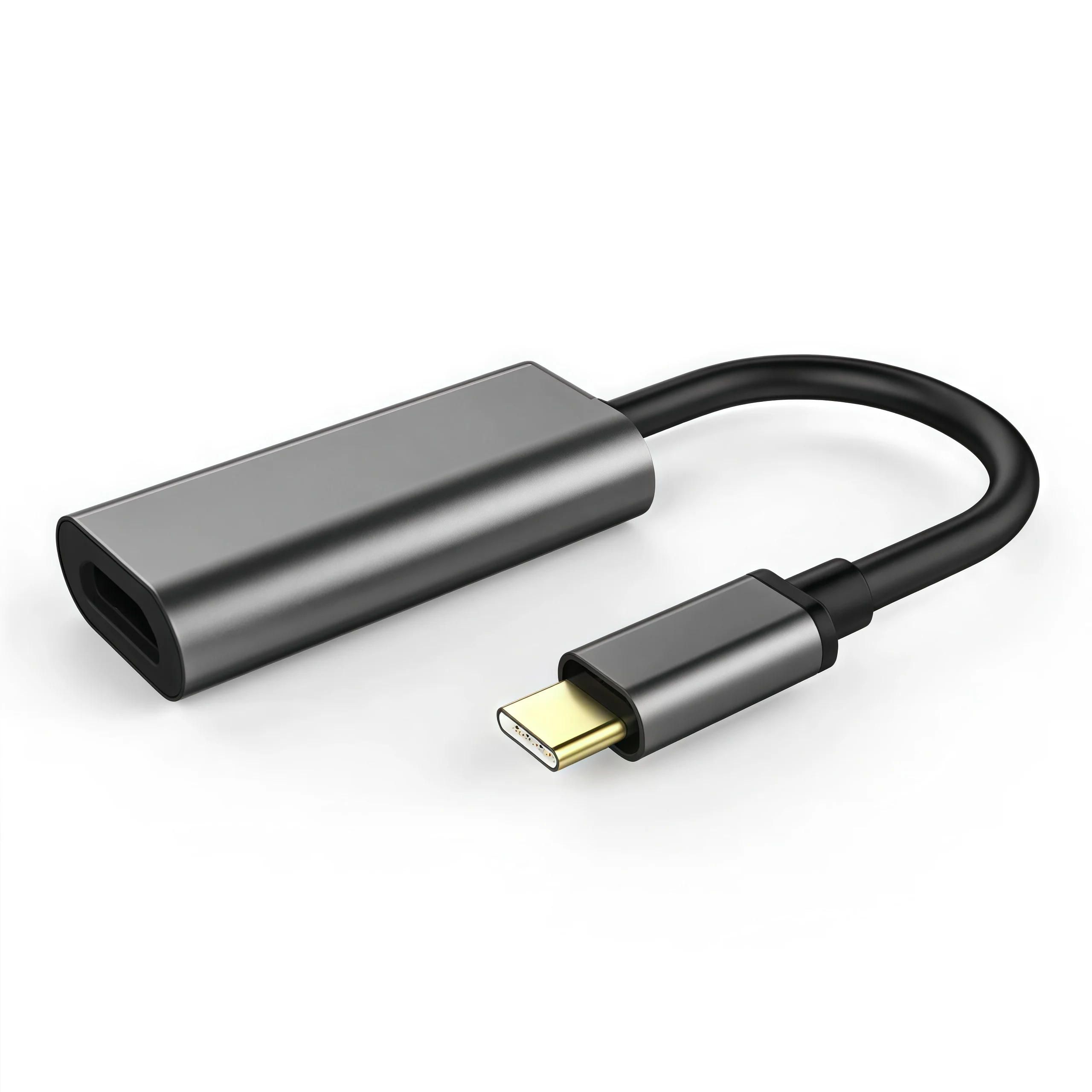 10PCS Dual Gold-Plated Aluminium Shell Type C For HDMI 4K30Hz High-Speed Data Transfer Cable For Laptop Projector Monitor Video
