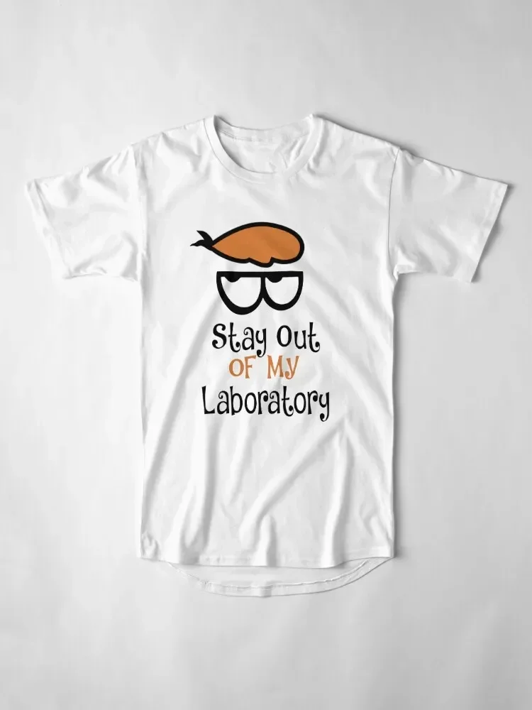 تي شيرت Dexters Laboratory Cast للرجال كارتون ميرش فضي