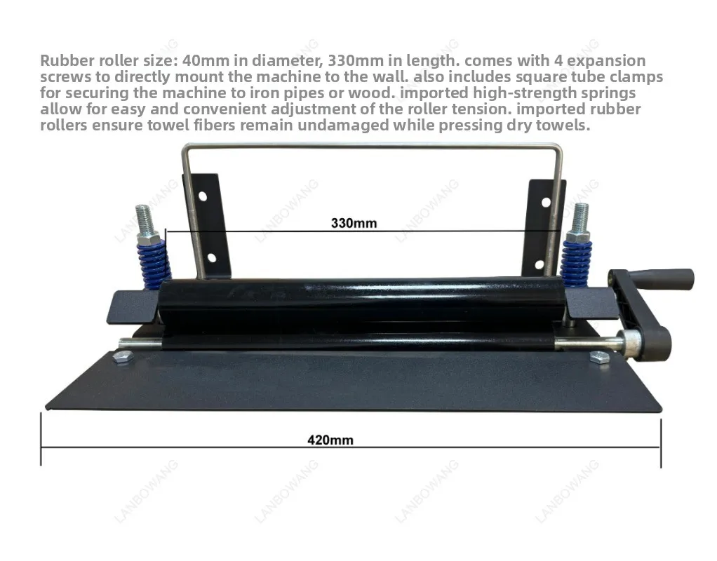 wall-mounted-quick-dry-towel-wringer-squeezer-hand-press-towel-water-extruding-tool-for-car-wash-auto-beauty-shop-use