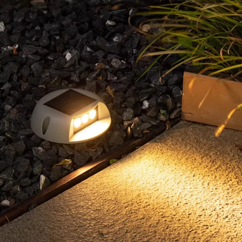 Solar In-ground Light Outdoor Courtyard Waterproof Hole-free Radar Sensor Stair Step Tread Passage Pathway Light