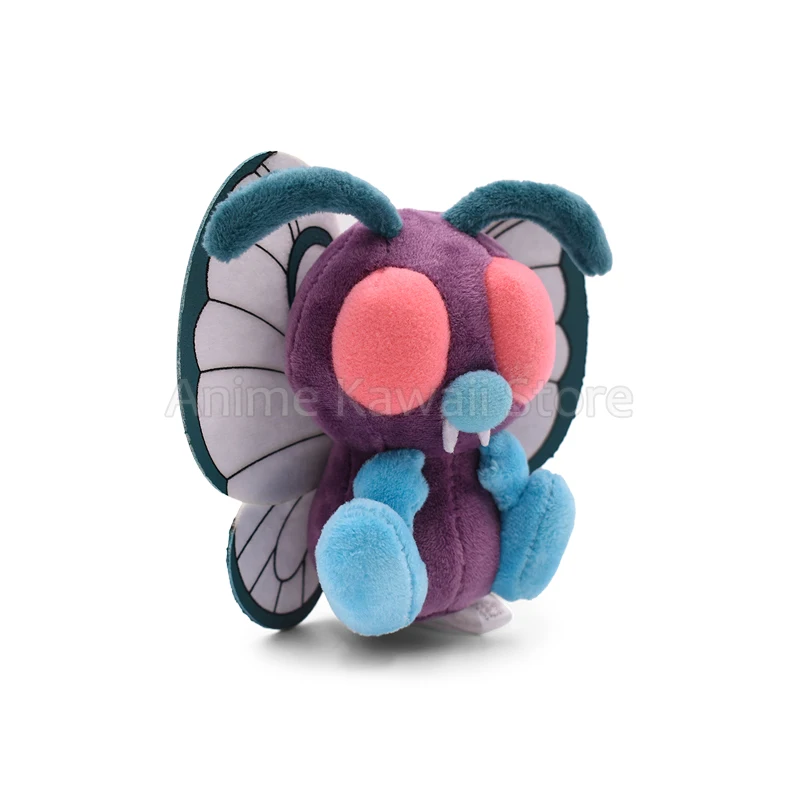 Shiny Butterfree Plush Toys Stuffed Collection Doll, Birthday Gift for Children Collectible Cartoons for Boys Girls