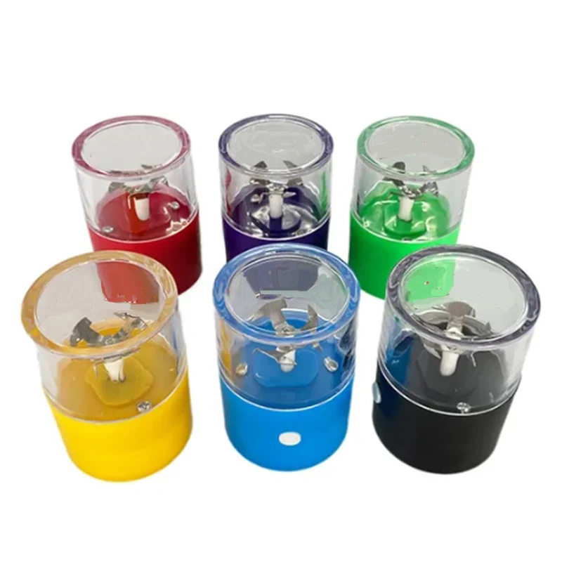 Portable Electric Cigarette Grinder for Smoking Small Rechargeable Grinder Muller Machine Electric Smoker Accessories