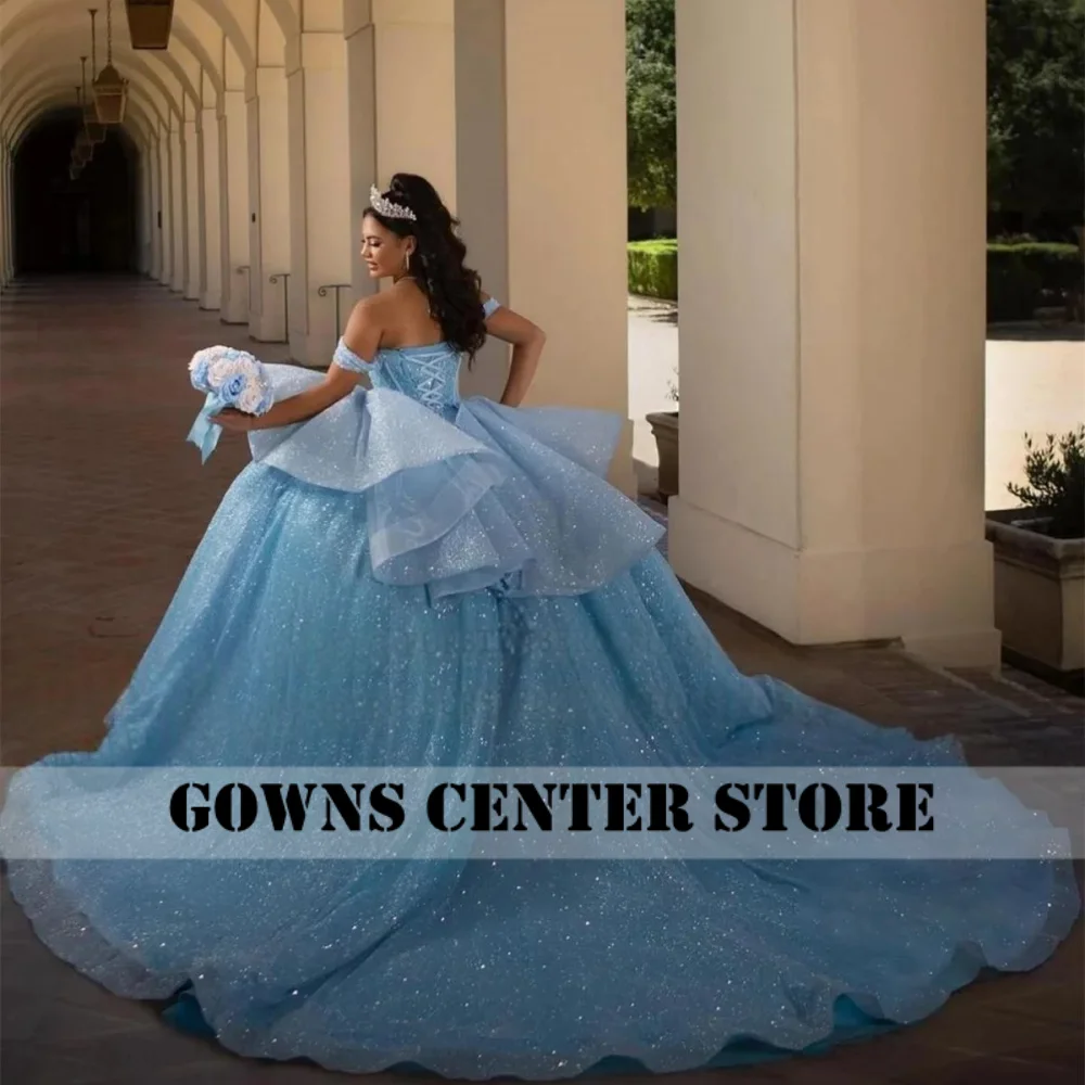 

Black Shnny Quinceanera Dress Princess Sweet 15 Years Girl Birthday Party Dresses Appliques Vestidos De Quinceañera Customized