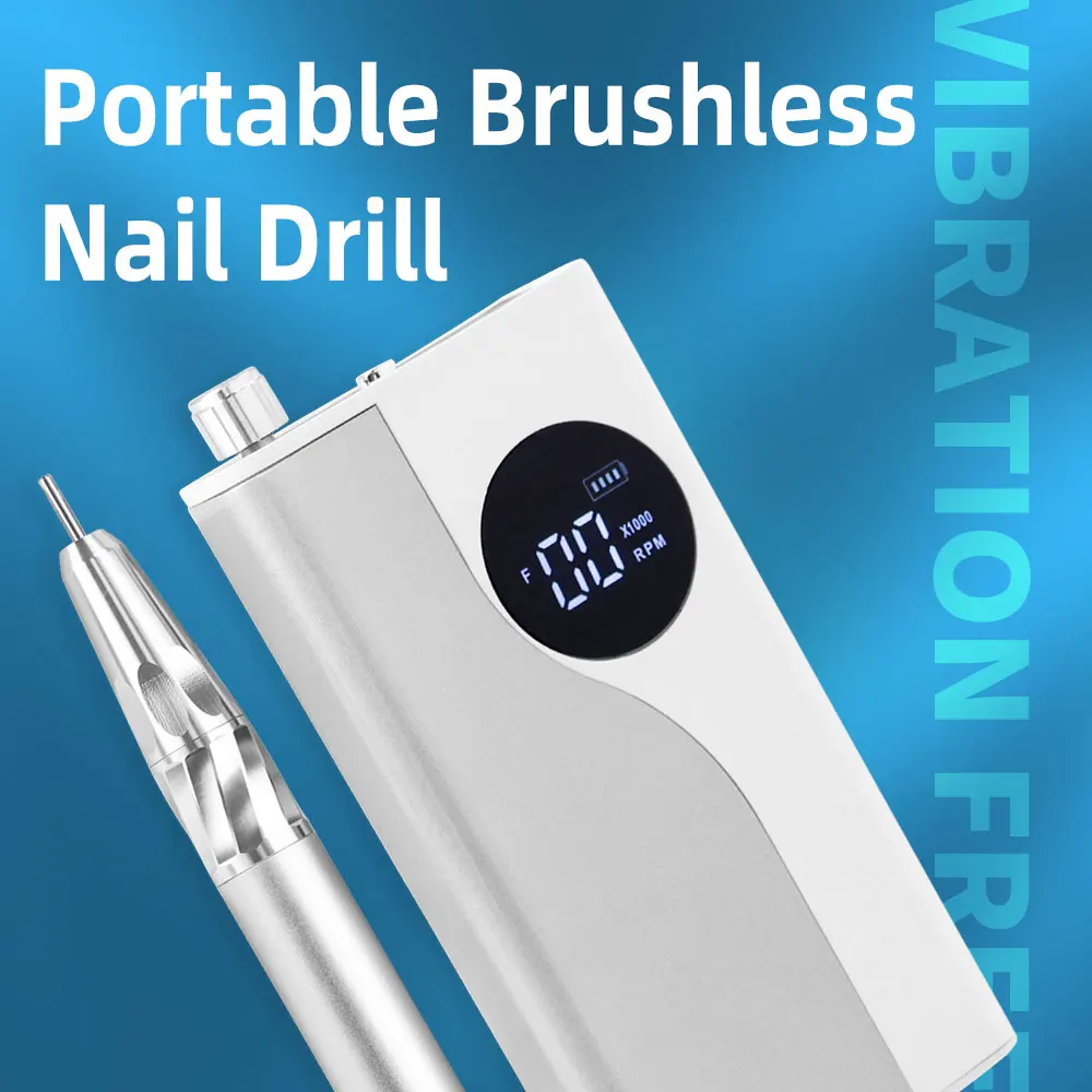 Nowa, wysokiej jakości, bezszczotkowa, przenośna maszynka do usuwania lakieru o mocy 85 W z 2026 roku jest odpowiednia dla salonów paznokci i frezarek do paznokci.
