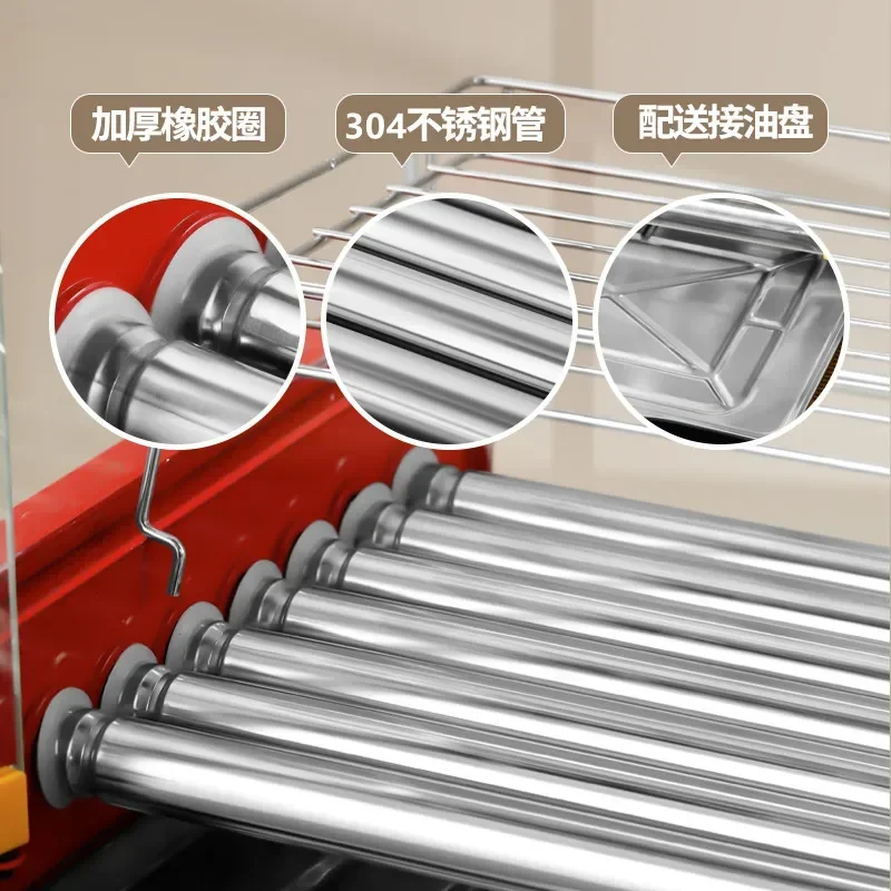 Hot dog machine sausage commercial small fully automatic sausage machine household desktop leg sausage machine