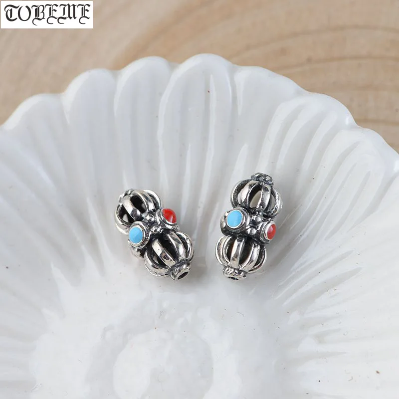 

Handmade 925 Silver Tibetan Dorje Amulet Sterling Buddhist Vajra Charm