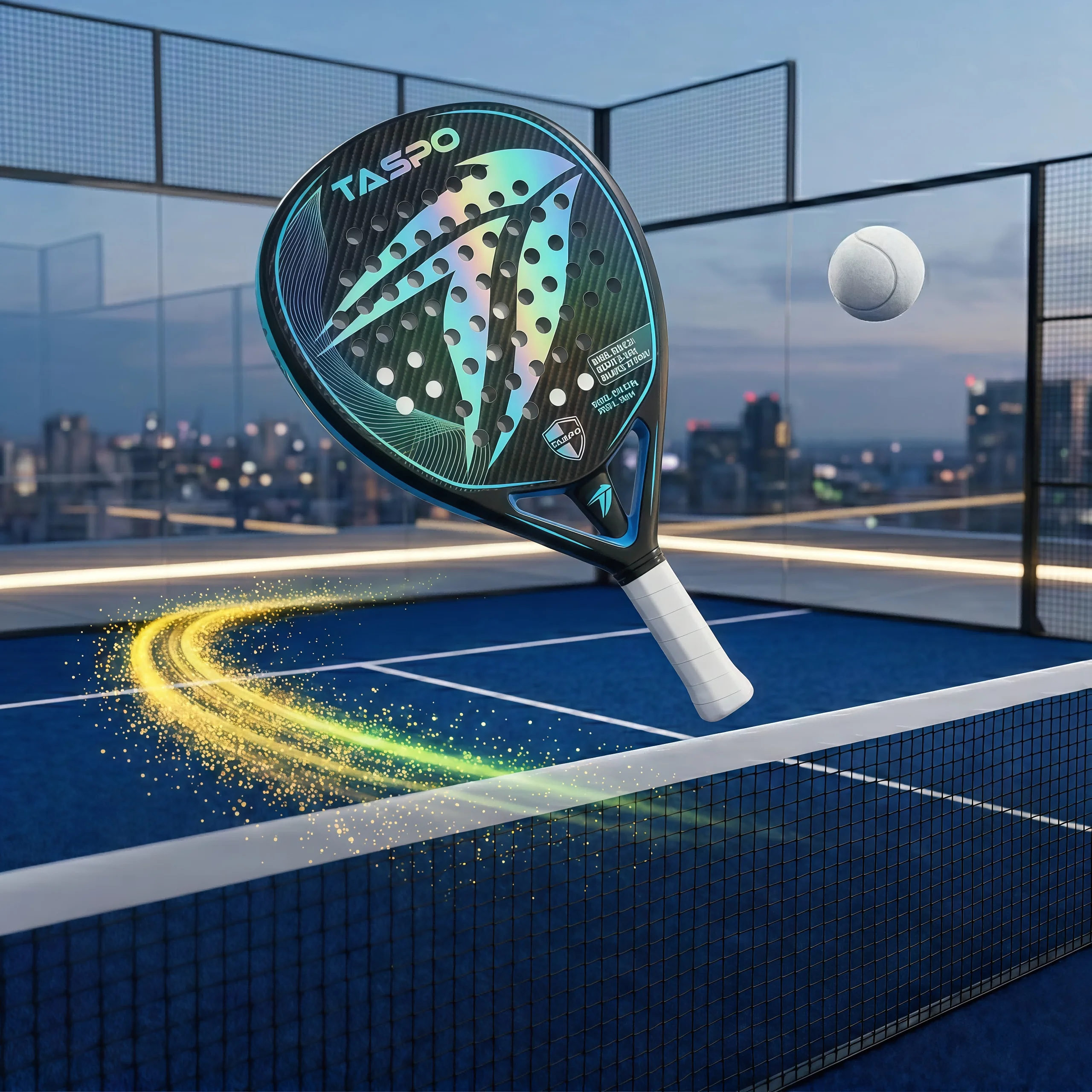 Badminton Logo - Professional 24K Carbon Fiber Padel Racket