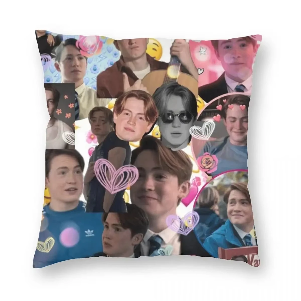 (Nur Kissenbezüge)Kit Connor Fotocollage Kissenbezug Doppelseitiger Druck Kissenbezug Dekorationen Kissenbezug Home