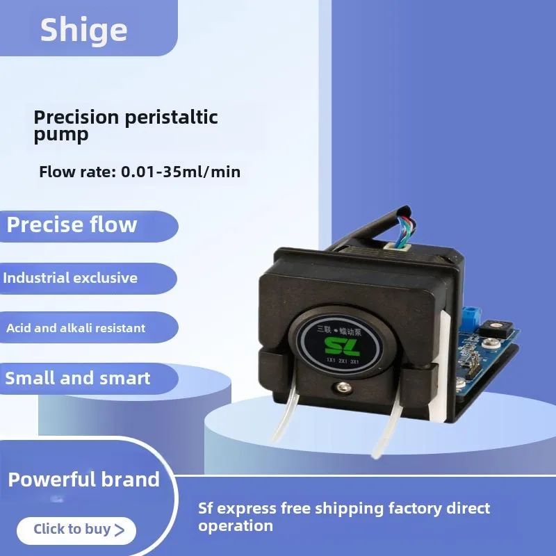 Motore passo-passo ad alta precisione OEM micro piccolo flusso per pompa peristaltica 0,006-41 ML/min