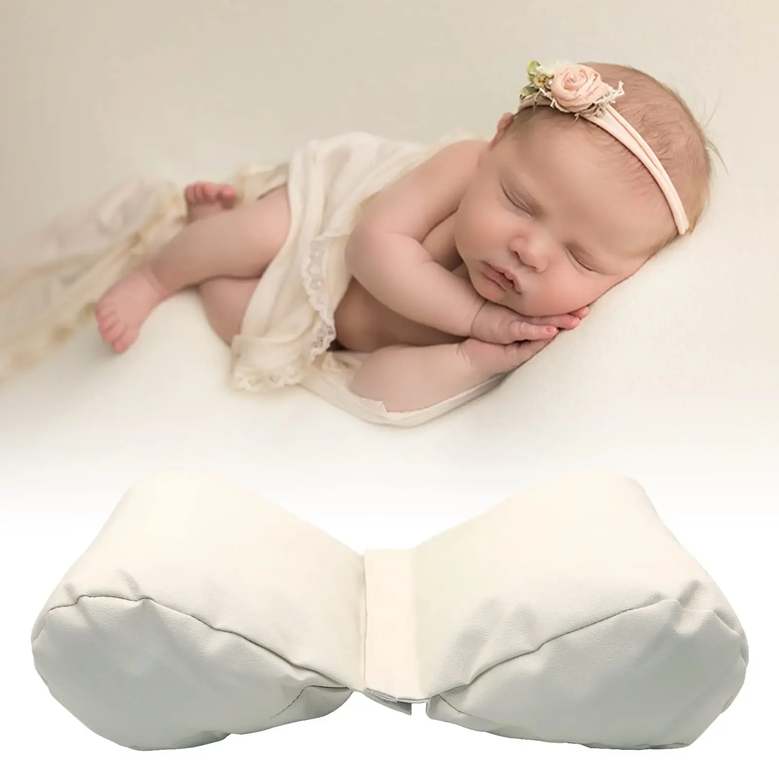 Newborn Photography Baby Butterfly Posing Pillow Baby Photoshoot Props Fall Photo Prop for Baby Girl Princess Twins Birthday