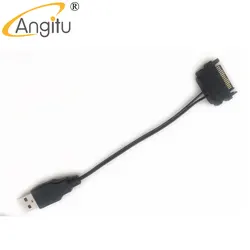 Angitu 5V USB To Sata Male Power Adapter Cable For Laptop 2.5 Hard Drive HDD SSD-15cm