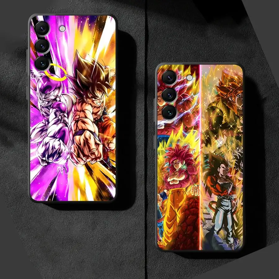 

Dragon Ball Cool Goku Art Black Soft Shell Phone Case for Samsung Galaxy A73 A35 A72 A24 A52 A55 A25 A23 A56 A33 A53 A22 A35 A32
