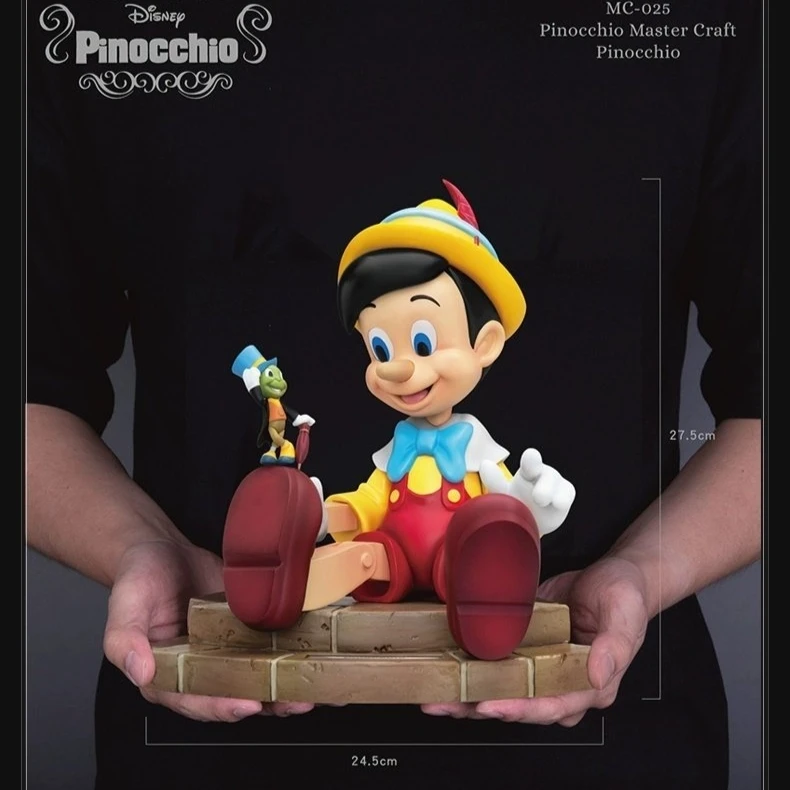 

27 см Disney анимация Пиноккио Джимни Крикет фигурку статуя с пронумерованной моделью игрушки подарок на день рождения коллекция украшений