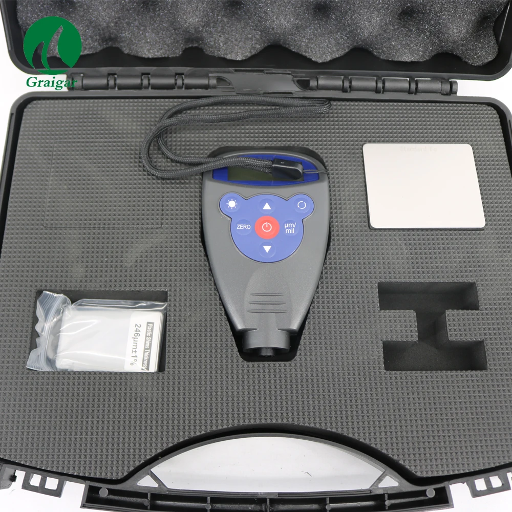 WH-81 Digital Coating Thickness Gauge With F-type Probe Paint Thickness Tester 0-1250um