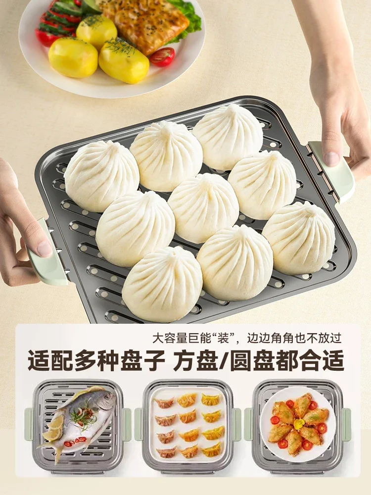 باخرة كهربائية متعددة الوظائف المنزلية ثلاث طبقات الطبخ الحساء وعاء متكامل الفولاذ المقاوم للصدأ آلة الإفطار 2025 جديد