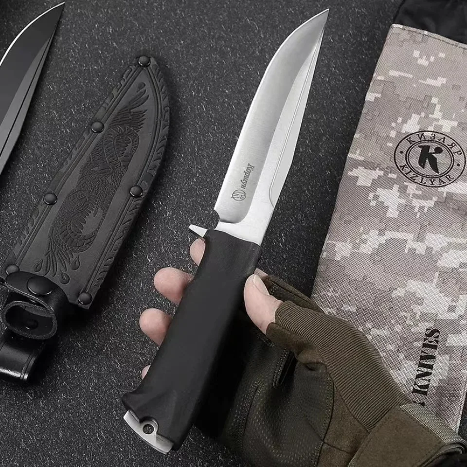 9.3 inch High Quality Outdoor Survival Knife 65*13 Special Steel Military Tactical Knife with Scabbard Bowie Knife for Hunting