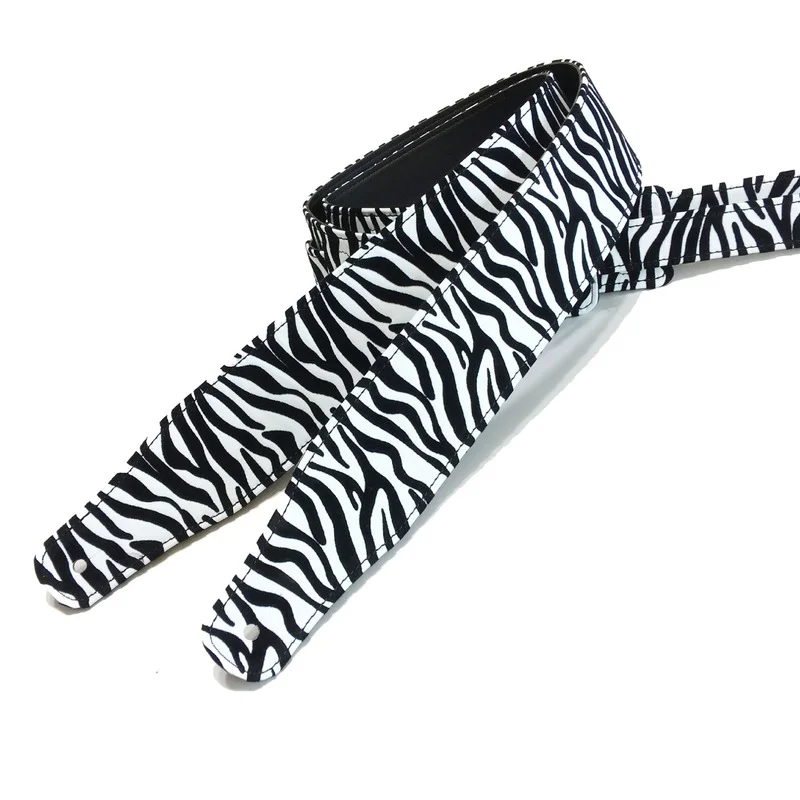 New Products for Foreign Trade Zebra Pattern Guitar Electric Guitar Straps Acoustic Guitar Straps Musical Instrument Accessories