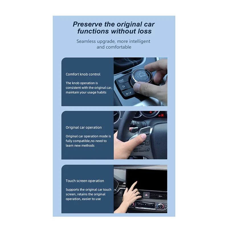 -ABAB Wireless Carplay 2 In 1 Box Plug And Play Fashionable Portable Carplay Android Auto AI 5Ghz Wifi5 Transmission Speed