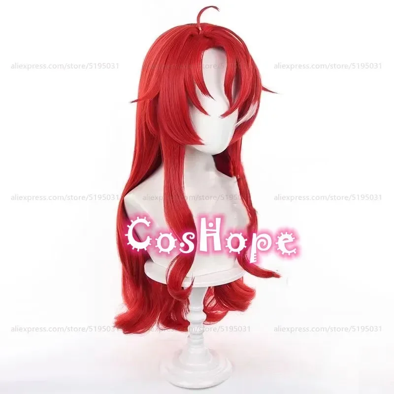 Argenti Cosplay Perücke 70cm lange lockige Welle Perücke rote Perücke Cosplay Anime Cosplay Perücken hitze beständige synthetische Perücken