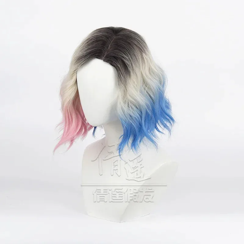 Uma maca de ursos 2 cores enid sinclair cosplay addams cor halloween carnaval prop peruca para mulher menina 2025 novo