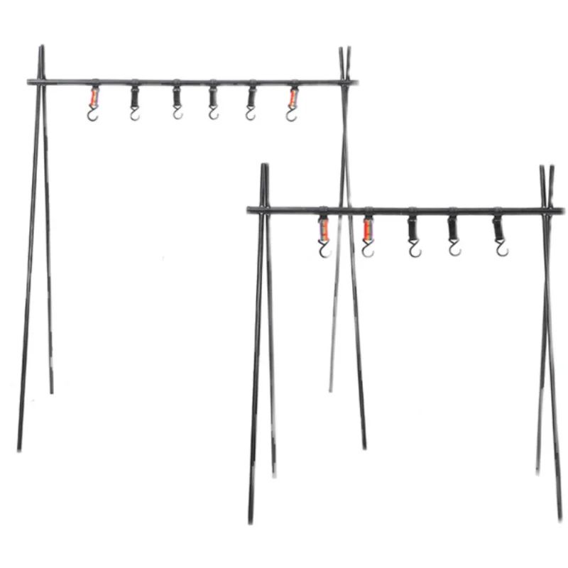 

Складная портативная треугольная стойка для кемпинга на открытом воздухе, стеллаж для хранения в горшках для пикника, Стандартная вешалка, кронштейн