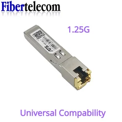 Gigabit RJ45 SFP Module 1000Mbps SFP Copper RJ45 SFP Transceiver Module Compatible for Cisco/Mikrotik Ethernet Switch