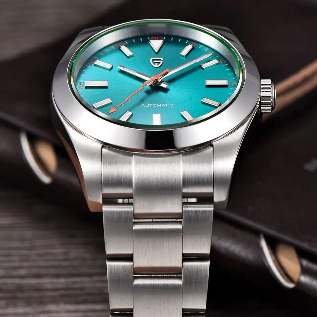 PAGANI DESIGN Diving watch NH35 sapphire mechanical automatic chronometer luxury business men watch 100M waterproof accessories