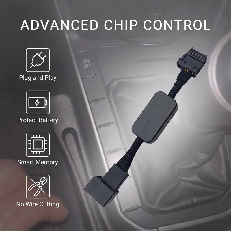 Automatic Stop Start Engine System Off Cable Plug and Play Eliminator For Volkswagen VW Polo MK6 AW BZ 2018-2024