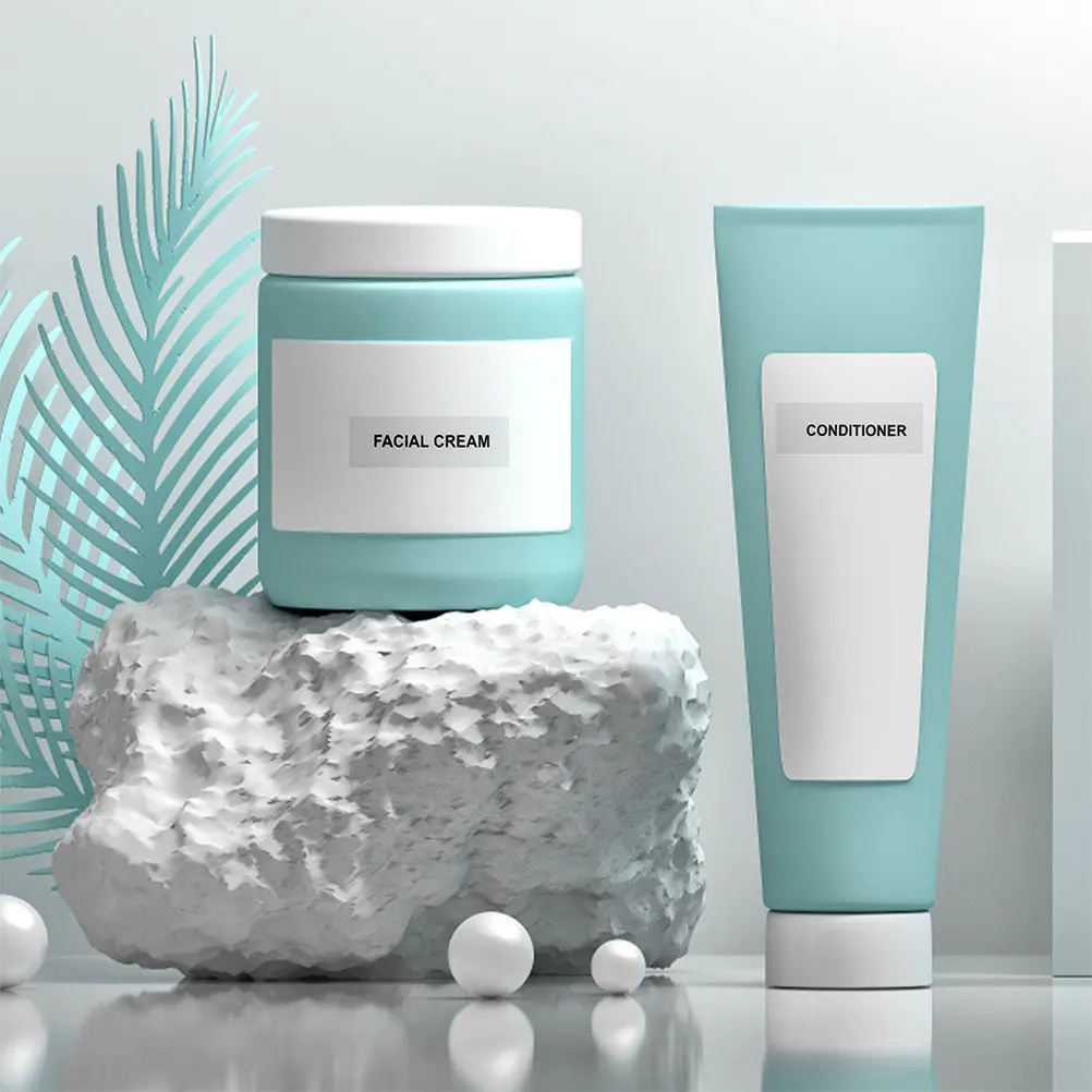 

12 Sheets Transparent Travel Bottle Labels Waterproof for Bathroom Organization Shampoo Lotion Cream Refillable