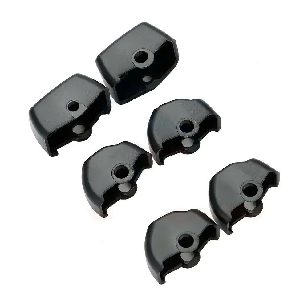 6pcs Motorcycle Hand Control Switch Cover Button Caps For Harley 2014-up Dyna Softai