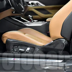 oiomotors High Quality Dry Carbon Fiber Front Seat Side Cover Shell For BMW F91 F92 F93 M8 G14 G15 G16 8Series 840i M850i