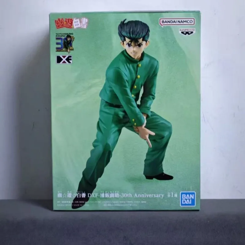 BANDAI in magazzino Genuino BANPRESTO Yu Yu Hakusho DXF 30° anniversario Yuusuke Urameshi Collezione Serie Modello Personaggio dei cartoni animati