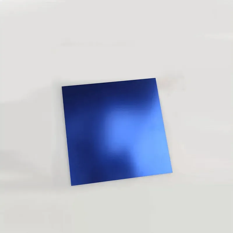 

Blue Anodized 5052 Aluminum Plate 0.5-2mm Thick 100x100mm 200x200mm 300x300mm Sheet Metal
