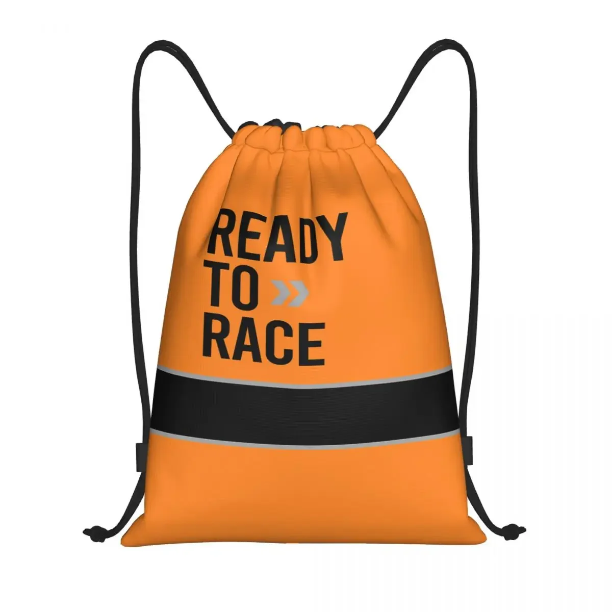 

Ready To Race Drawstring Bag for Training Yoga Backpacks Men Women Enduro Cross Motocross Bitumen Bike Life Sports Gym Sackpack