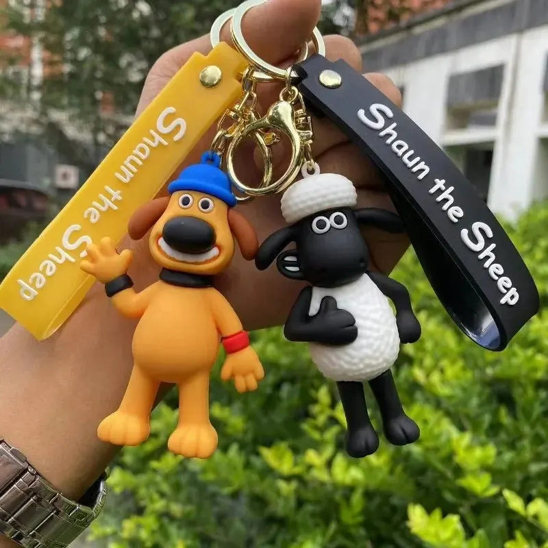 Lindo llavero de cordero regalo tendencia ovejas una muñeca de oveja bolso colgante llave joyería hermosa para mujer regalo de cumpleaños del Día de San Valentín