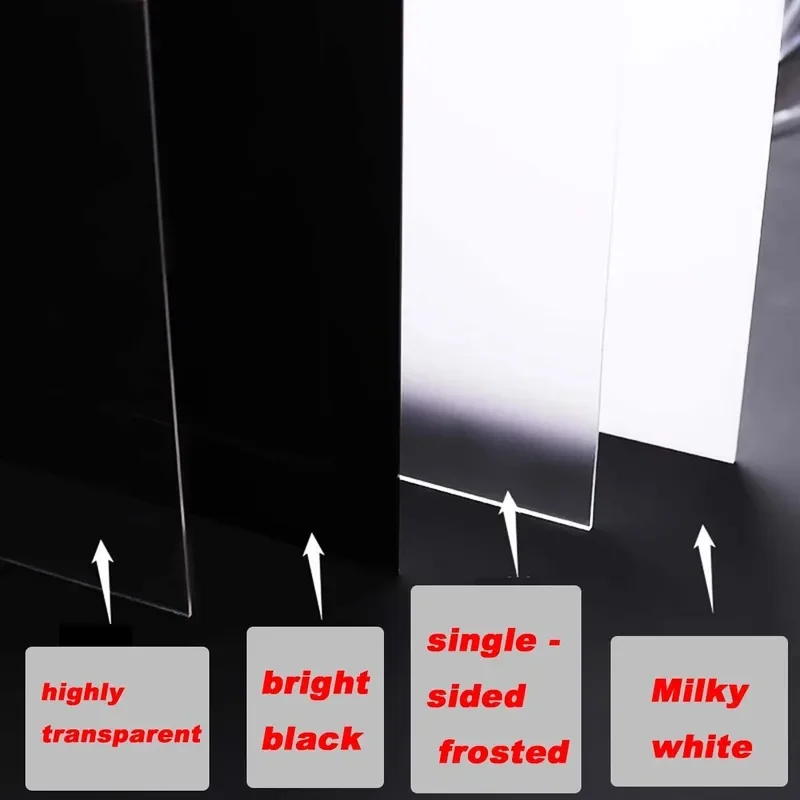 Transparent Hard Acrylic Sheet PMMA Thick Plastic Plate Organic Glass Panel
