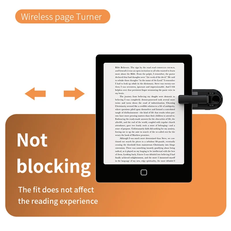 BAAY Fernbedienung für Kindle Paperwhite Oasis Kobo Ereaders + Page Turner Kamera Camcorder Fernbedienung Extender Weiß