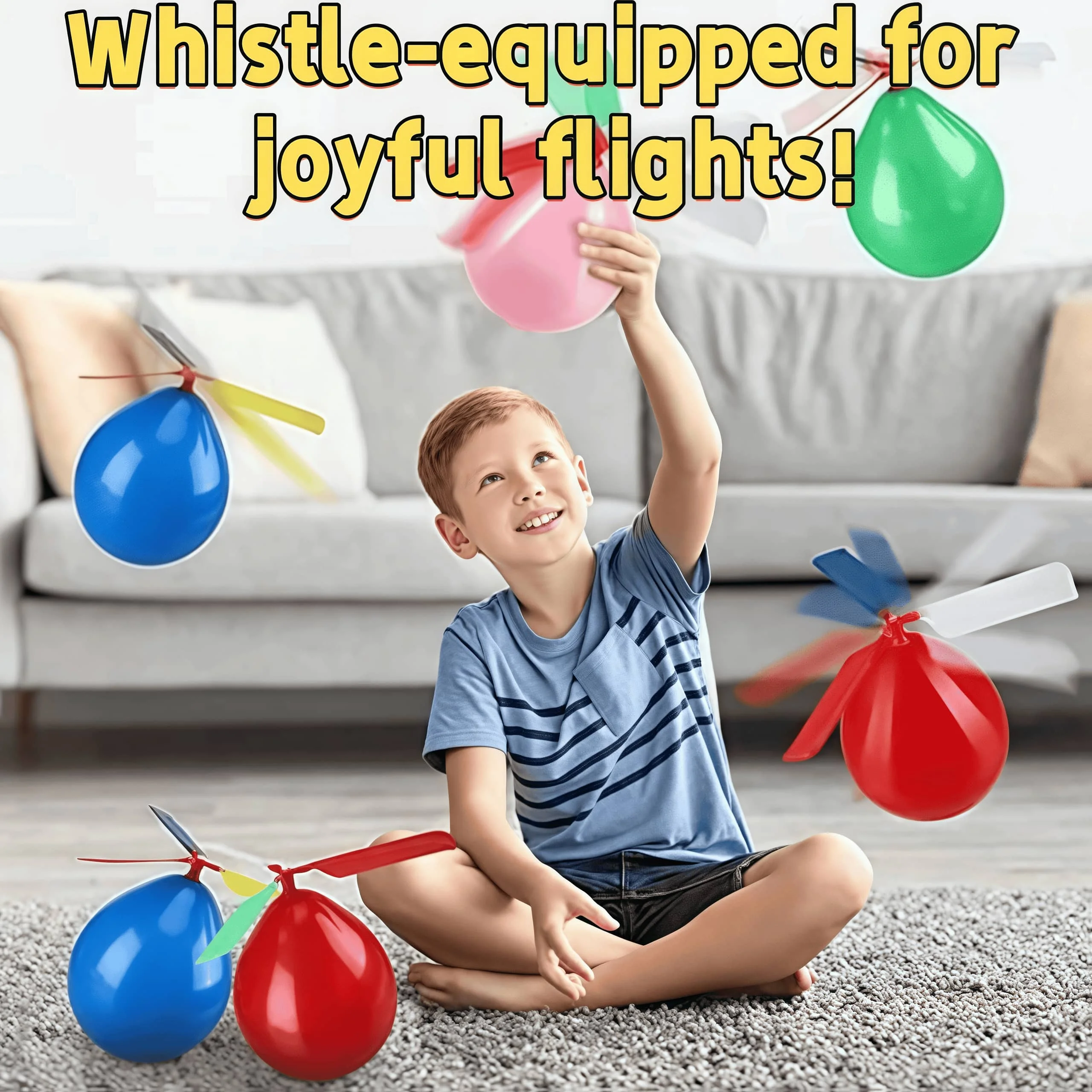 50/30/10/5/1 قطعة بالون هليكوبتر لعبة طائرة مع المروحة الاطفال في الهواء الطلق حفلة عيد ميلاد الأطفال هدية عيد المحمولة رحلة جوية