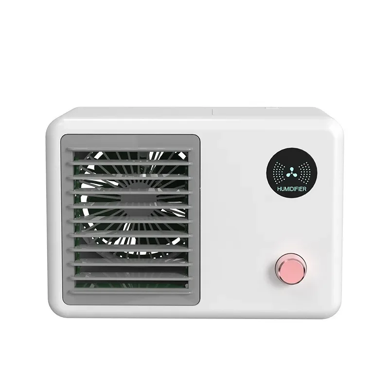 

Mini Air Conditioner Fan USB Air Cooler Fan Humidifier Spray Mute Cooler for Office Desk Cool Fans three-speed ventiladores