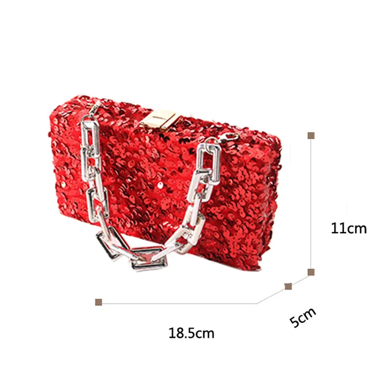 Вечерняя косметичка для женщин, дамские клатчи для ужина, модные маленькие квадратные блестки, искусственная кожа, банкетные блестящие свадебные кошельки, Y2k