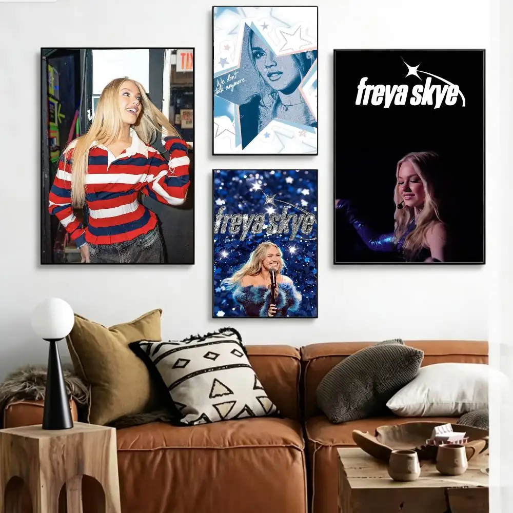 Ethereal F-Freya Skye   Poster HD Self Adhesive Waterproof Wall Art Ideal for Home Office Dorm Gift