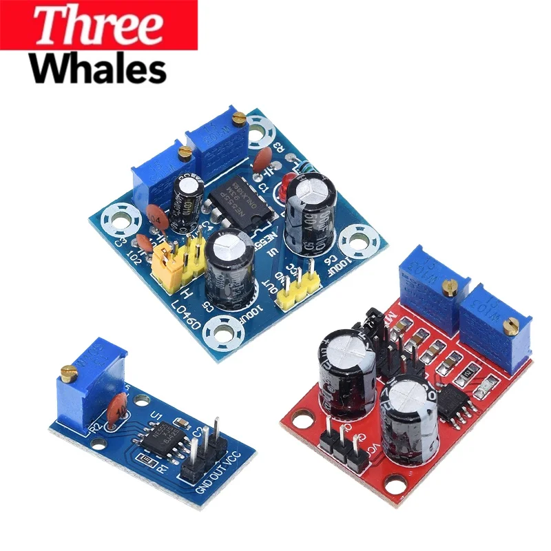 THR 1/2/5PCS NE555 Pulse Frequency Duty Cycle Adjustable Module Square Wave 5V-12V Signal Generator For Arduino Smart Car