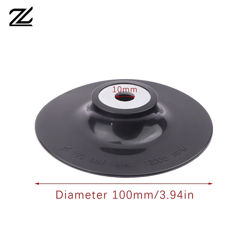 4-7'' M10/M14 Disc Fiber Backing Pad 12200 RPM Sandpaper Chassis Backing Pad Tool for Angle Grinder Abrasive Tool Accessories