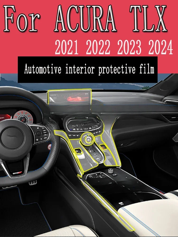 Для ACURA TLX 2021 2022 2023 2024 панель редуктора навигации автомобильного интерьера защитная пленка ТПУ наклейка против царапин