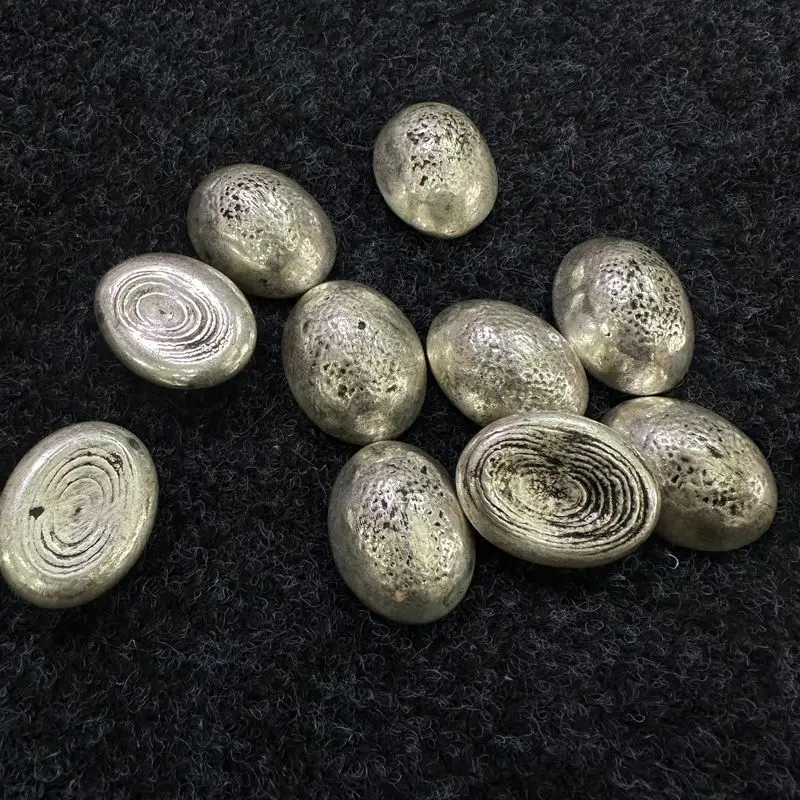 Thumb Treasure Ingot Broken Silver Ornament